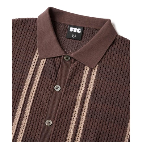 FTC | INTARSIA KNIT SHIRT "BROWN" (FTC026SUMSH06)