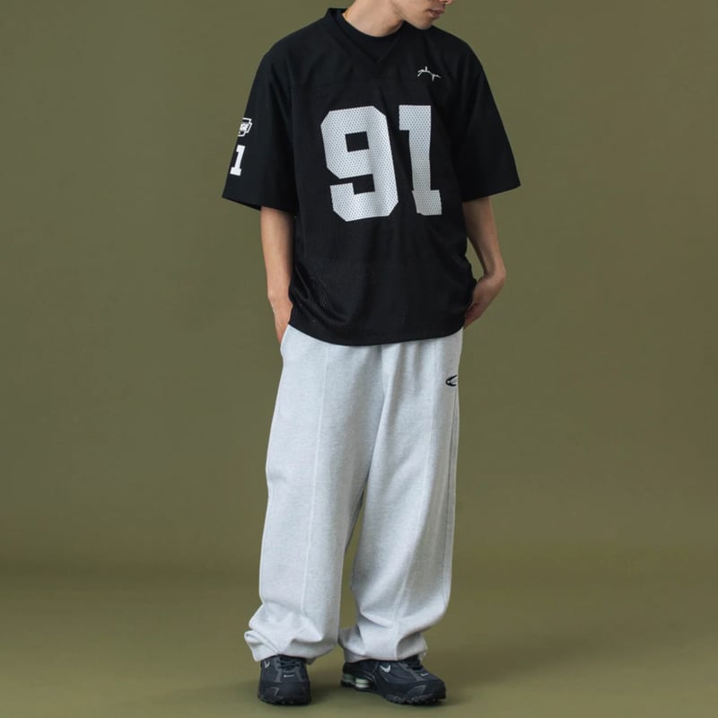 【ふじかいページ】オーセンティックXLサイズ XLARGE | DISTORTION FOOTBALL JERSEY(BLACK) | T.