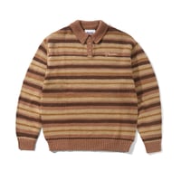 Butter Goods | Ombre Stripe Knit Sweater (Chocolate)