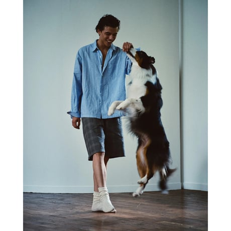 SEDAN ALL-PURPOSE| Cotton Linen Plaid Shorts(Olive Houndtooth)