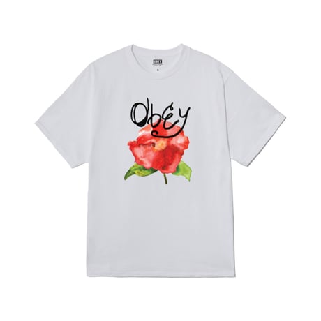 OBEY | OBEY WATERCOLOR POPPY (WHITE)