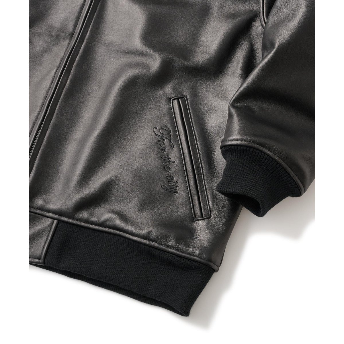 FTC ブラックレザージャケット Lサイズ FTC ブラック レザージャケット