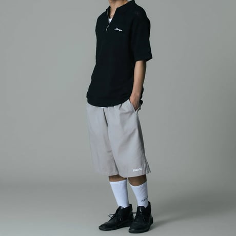 XLARGE | STRIPED KNIT POLO SHIRT(BLACK)