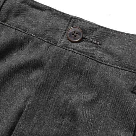BE-SHARE |Stripe Holiday slacks(Grey)