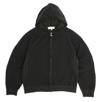 YARDSALE / HEATHERED FULLZIP HOOD (BLACK)