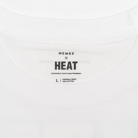 NEMES | 296 NEMES x HEAT "HOTEL" T-SHIRT(White)