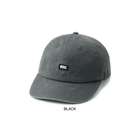 FTC | SMALL LOGO 6 PANEL "BLACK" (FTC025AWH02)
