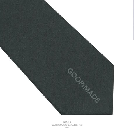 GOOPiMADE |“MA-T0” GOOPiMADE Classic Tie(2 color)