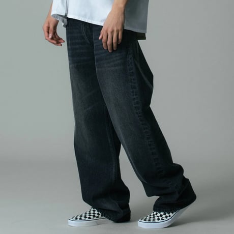 XLARGE | FADED DENIM PANTS(BLACK)