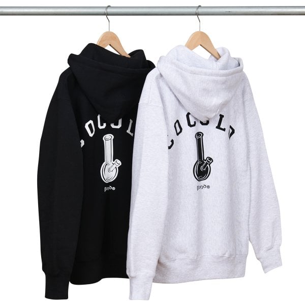 COCOLO BLAND / BACK BONG ZIP HODDIE (ASH) | T.F