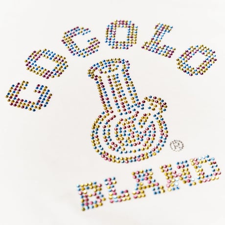COCOLO BLAND / RHINESTONE BONG S/S TEE (WHITE)