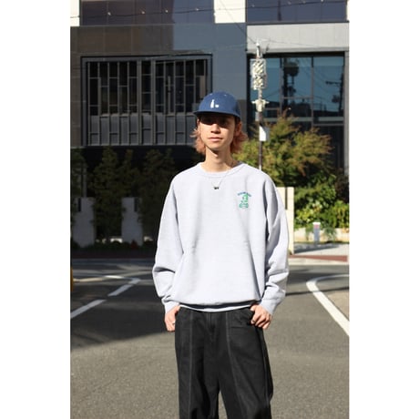 坩堝 (RUTSUBO)|YUMYUM CREW SWEAT ZECS (GRAY)