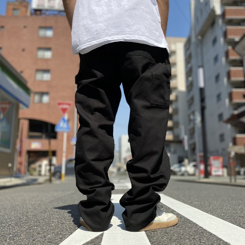 パンツ GOAR strapped oil pants goar oil strapped pants