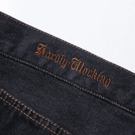 XLARGE | RAGE LOGO DENIM PANTS(BLACK)