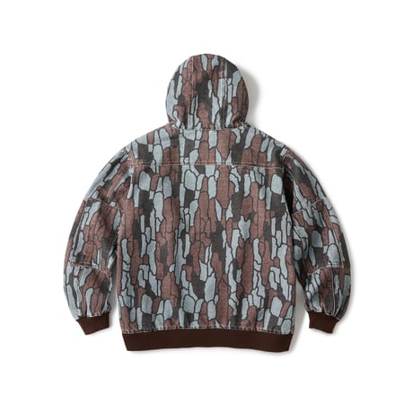 FTC | WASHED CANVAS HOODED JACKET "CAMO" (FTC026SPJ04)