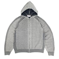 YARDSALE / HEATHERED FULLZIP HOOD (STONE)