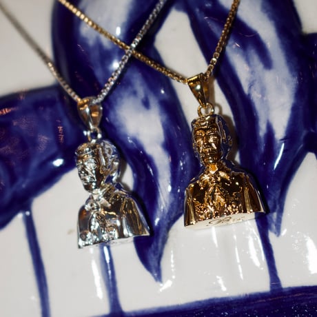 IN-PUT-OUT | Malverde Amulet Necklace 〜 THE BE-SHARE LIMITED 〜 (K18 GP/ Silver925/50cm)