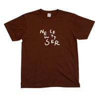 NEWS LETTER| Letter Logo Tee (Brown)