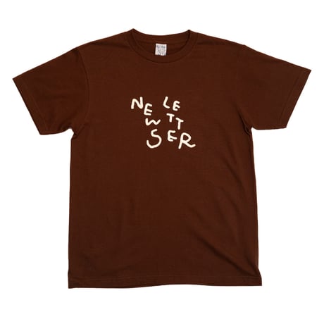 NEWS LETTER| Letter Logo Tee (Brown)