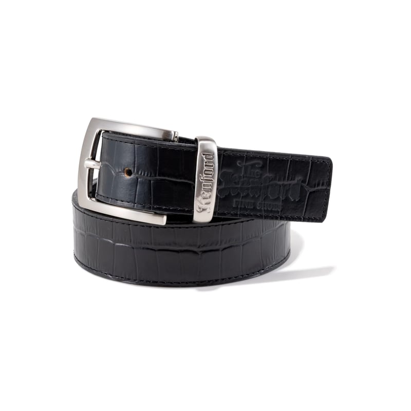 The Kenford Fineshoes |EMBOSSED LEATHER BELT (B