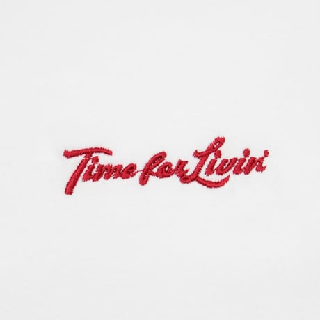 Time For Livin′ / EMB "1950" LOGO S/S TEE (WHITE)