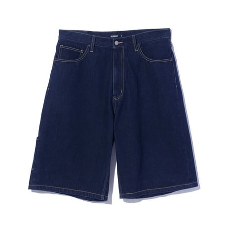 XLARGE | STITCHED LOGO DENIM SHORTS(INDIGO)