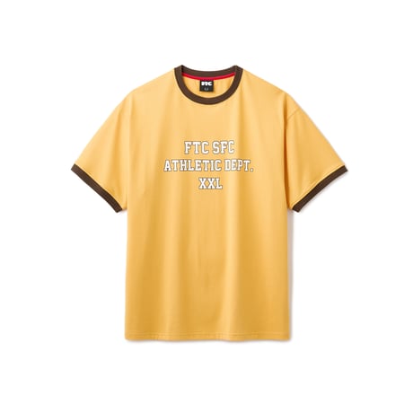 FTC |  ATHLETIC DEPT. RINGER TOP "GOLD" (FTC026SUMSH16)