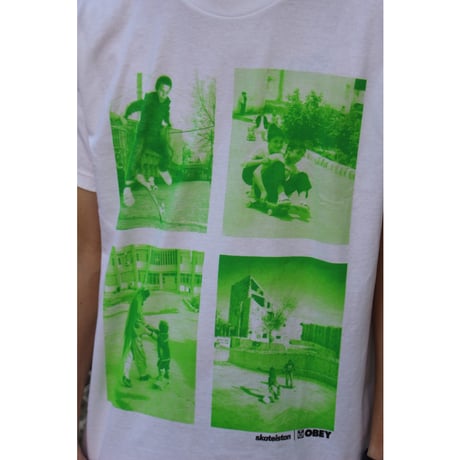 OBEY | SKATEISTAN/CHILD PHOTO CLASSIC T-SHIRT(WHITE)