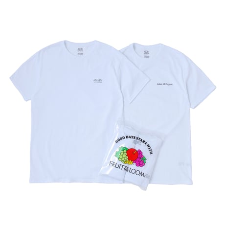 SEDAN ALL-PURPOSE|Fruit of the Loom® / Pack Tee (2P)(White)