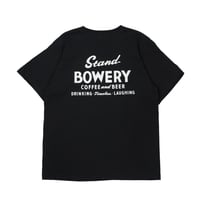 Stand BOWERY / BOWERY STAFF TEE (BLACK)