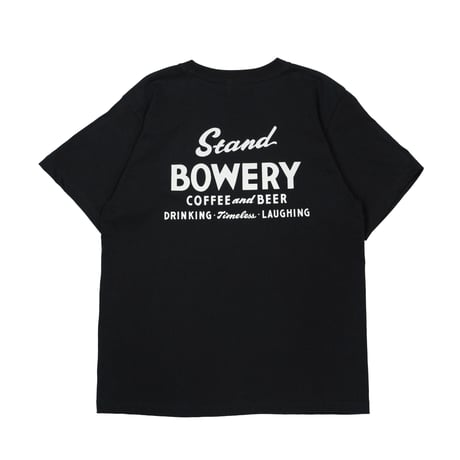 Stand BOWERY / BOWERY STAFF TEE (BLACK)