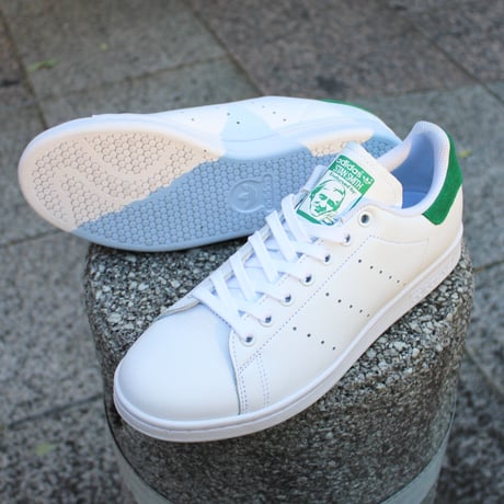 adidas skateboarding / STAN SMITH ADV (フットウェアホワイト/フットウェアホワイト/グリーン)