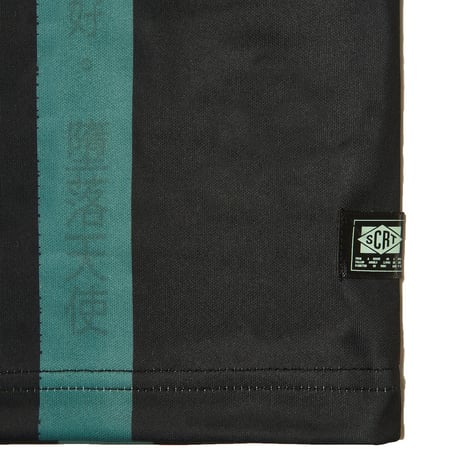 Screen Test / Fallen Angels LS Football Jersey (Green/Black)