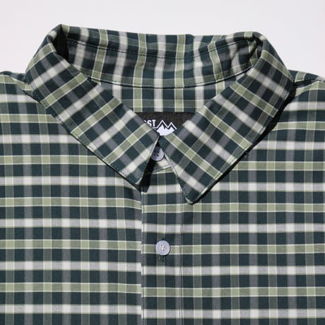 FIRST DOWN USA | S/S CHECK SHIRT (Green)