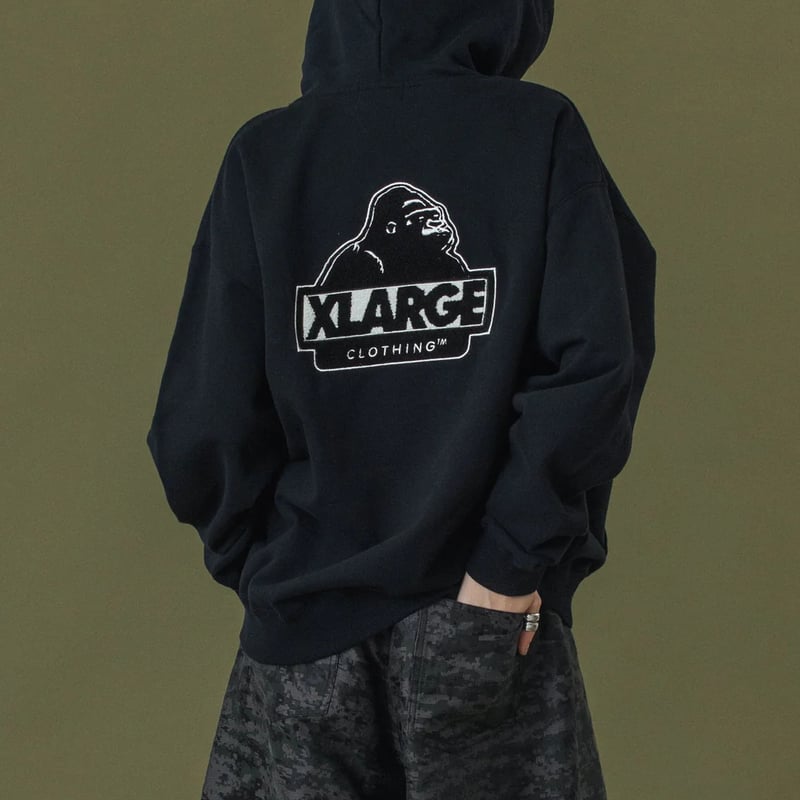 XLARGE | SLANTED OG HOODED SWEATSHIRT(BLACK) |
