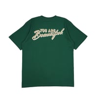 Stand BOWERY / YOU ARE BEAUTIFUL TEE (GREEN)