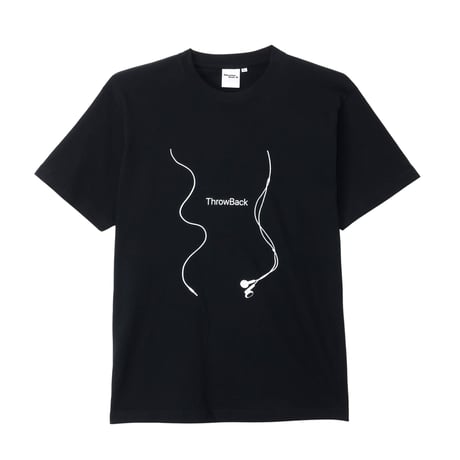 THROW BACK2000 | Earphones Tee (Black)