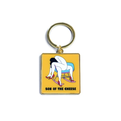 SON OF THE CHEESE | FUCCI KEY CHAIN 'LEAVE ME ALONE' (Multi)