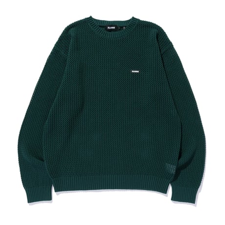 XLARGE | MESH SWEATER(GREEN)