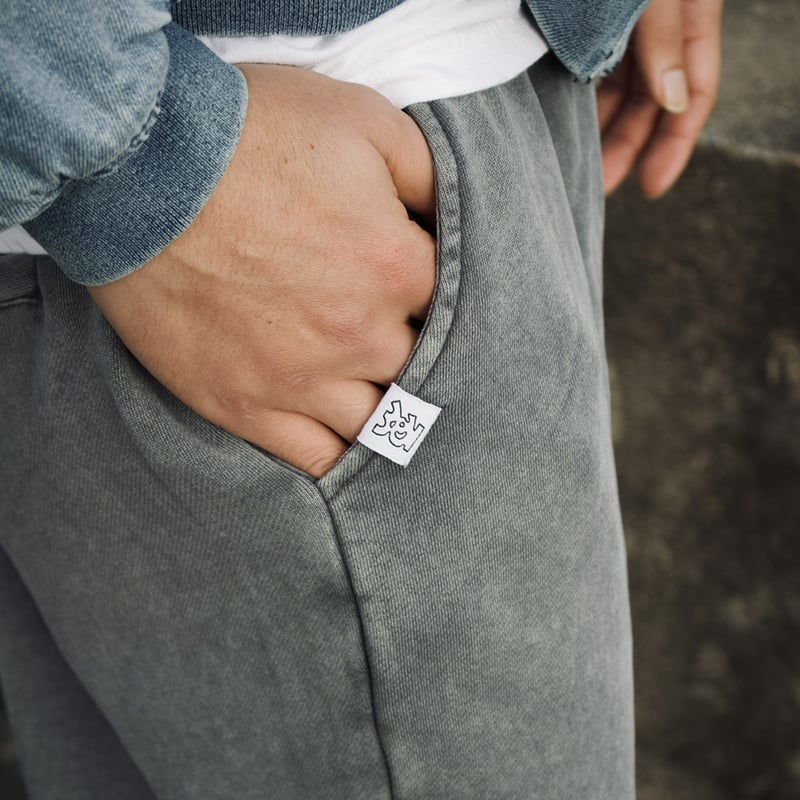 EVISEN SKATEBOARDSゑ®︎ |LOGO SWEAT PANTS(Charcoa