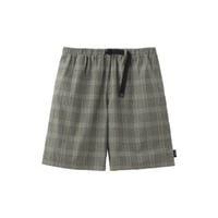 SEDAN ALL-PURPOSE| Cotton Linen Plaid Shorts(Olive Houndtooth)