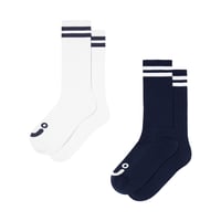 POLAR SKATE CO. / Rib Socks - Long - Happy Sad (2Color)