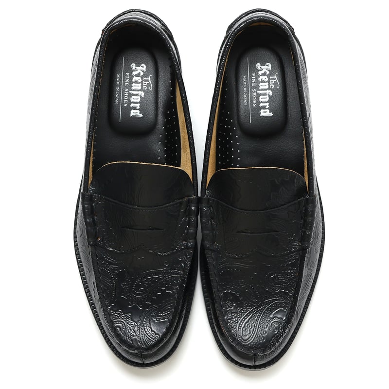 The Kenford Fineshoes |EMBOSSED LOAFERS(BLACK P...