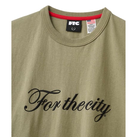 FTC | SCRIPT LOGO TEE "OLIVE" (FTC026SPSH09)