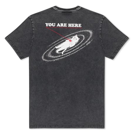 RIPNDIP | You Are Here Tee (Black Vintage Wash)