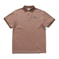 Butter Goods | Tunnel S/S Polo Shirt (Brown / Salmon)