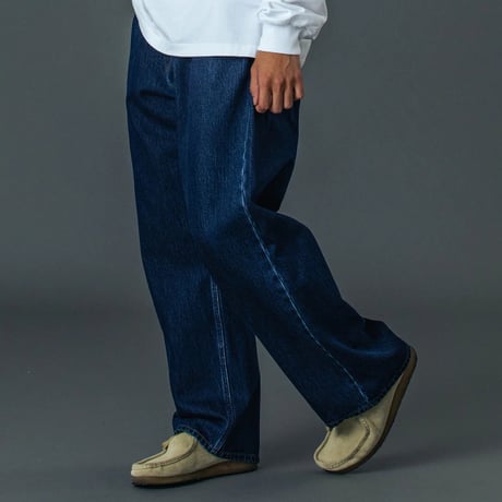 XLARGE | RAGE LOGO DENIM PANTS(INDIGO)