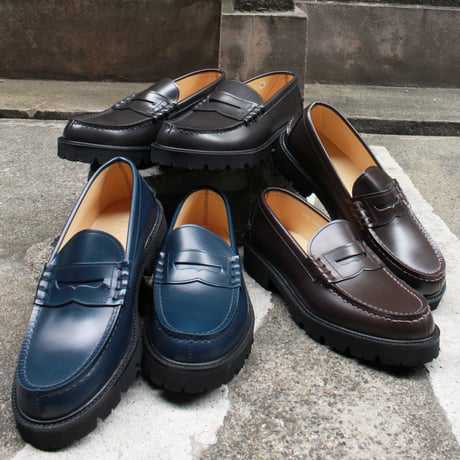 HARUTA / SCOTCHGARD COIN LOAFER #906XL (DK.BROWN)