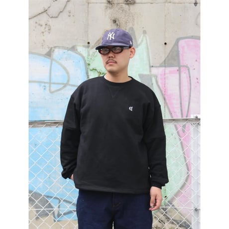 EVISEN SKATEBOARDSゑ®︎ | SPRING CREWNECK SWEAT(Black)