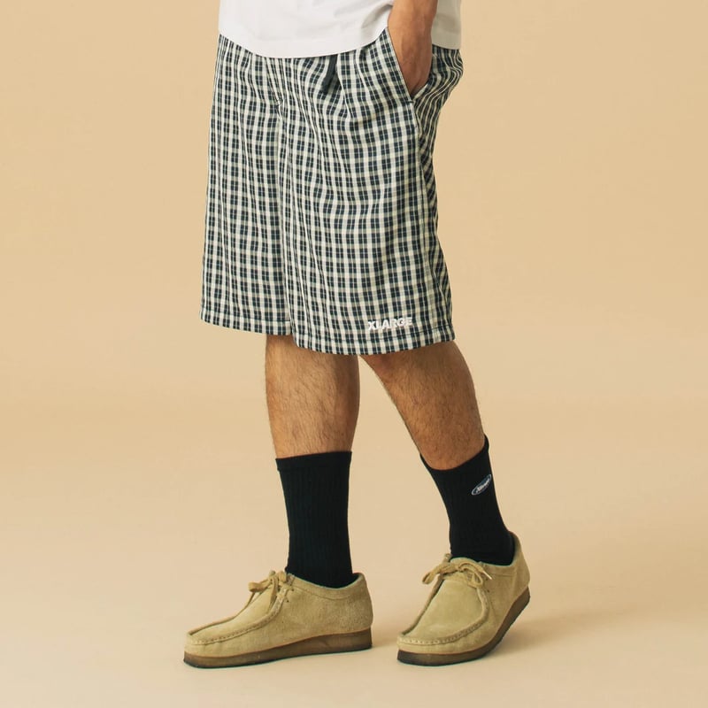 XLARGE イージー チェック柄 ショーパン アウトドアテイスト◎ XLARGE | EASY CHECK SHORTS(NAVY) | T.F.L online